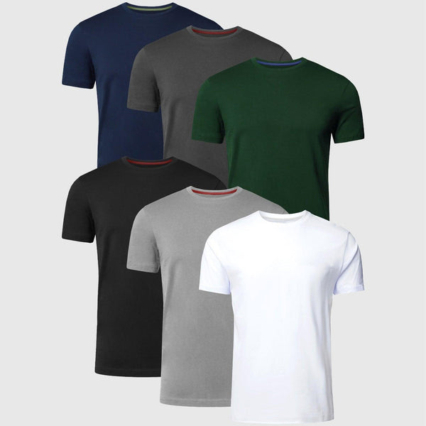 Round Neck T-Shirts | ASSORTED - Pack of 6