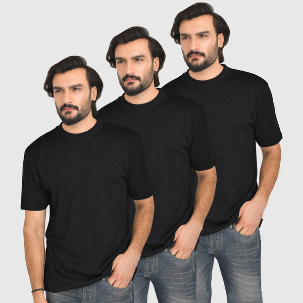 Long & Tall T-Shirts | BLACK - FTS
