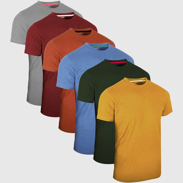 Round Neck T-Shirts | PASTELS ASSORTED - Pack of 6 - FTS
