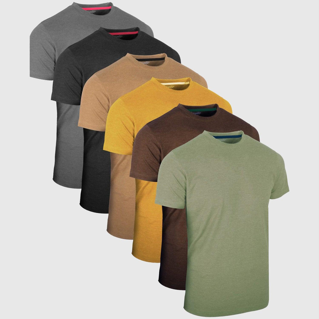 Round Neck T-Shirts | VINTAGE ASSORTED - Pack of 6 - FTS