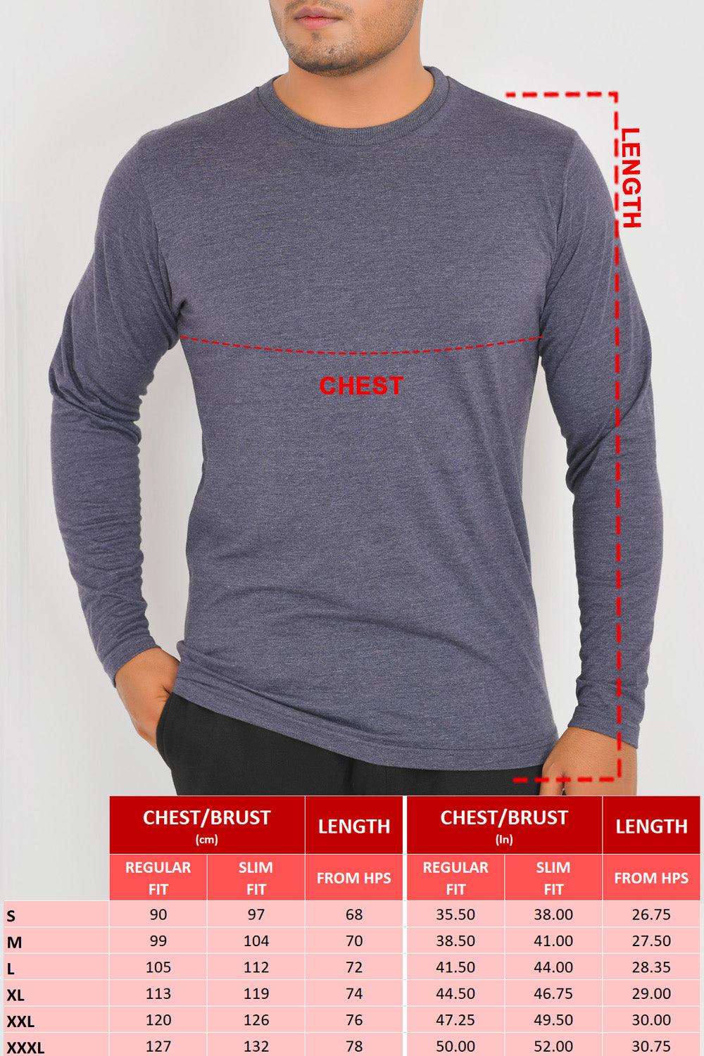 Long Sleeve Round Neck T-Shirts | TAN - SLATE - AQUA - CHARCOAL - FTS