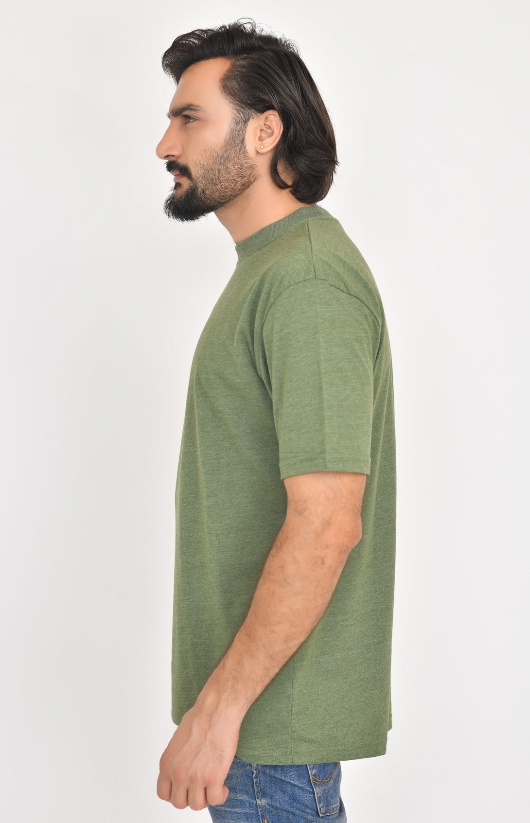 Long & Tall T-Shirts | CHARCOAL - GREEN MELANGE - WINE - FTS