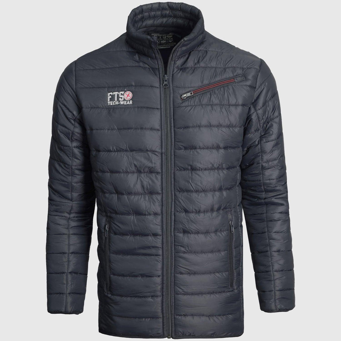 Puffer Jacket Full Sleeves | GREY - FTS