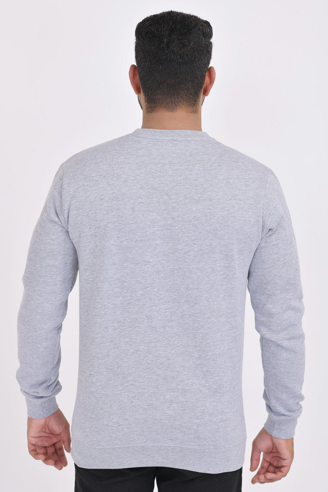 Sweatshirts Chest-Zip | Grey Melange - FTS