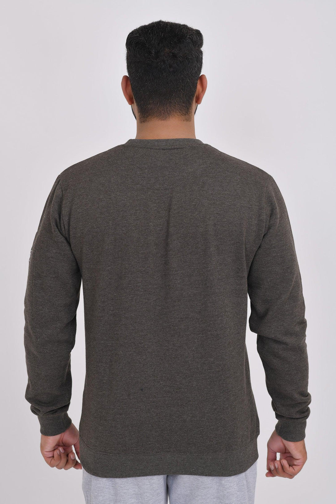 Sweatshirts Arm Zip | CHARCOAL - FTS