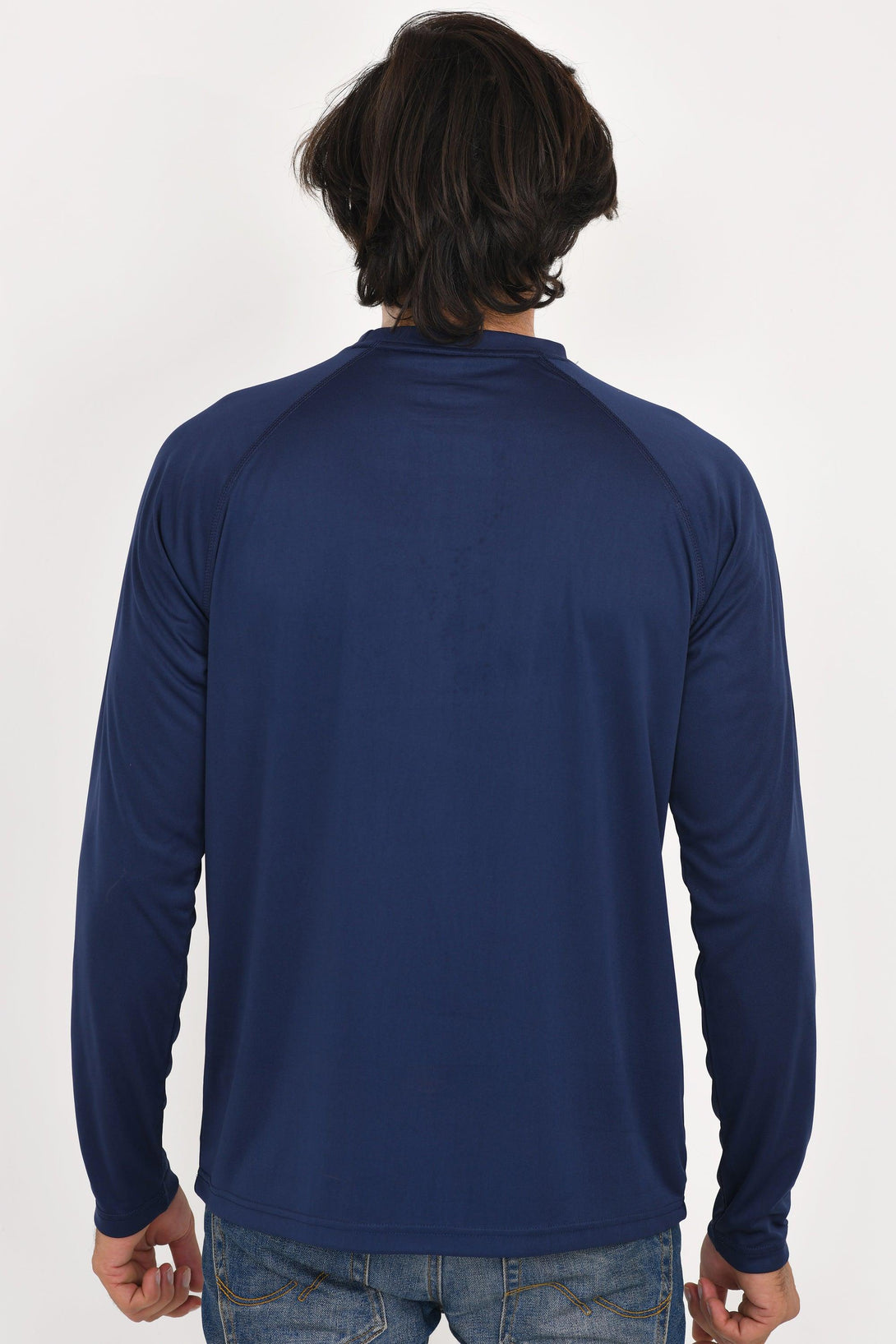 Polyester Full sleeve T-Shirts | RED - NAVY - Pack of 2 - FTS
