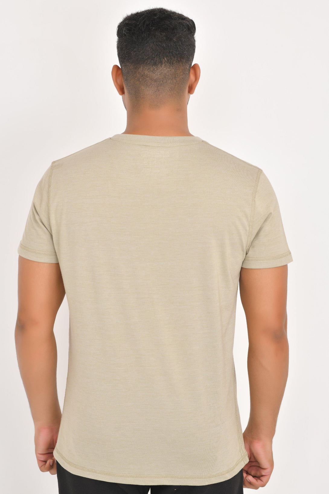 HENLEY T-Shirts | WINE-CHARCOAL-STONE - FTS