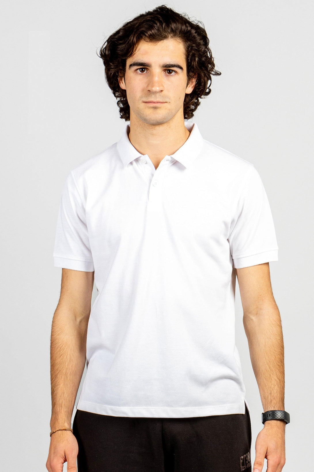Polo T-Shirt WHITE - BLACK - FTS