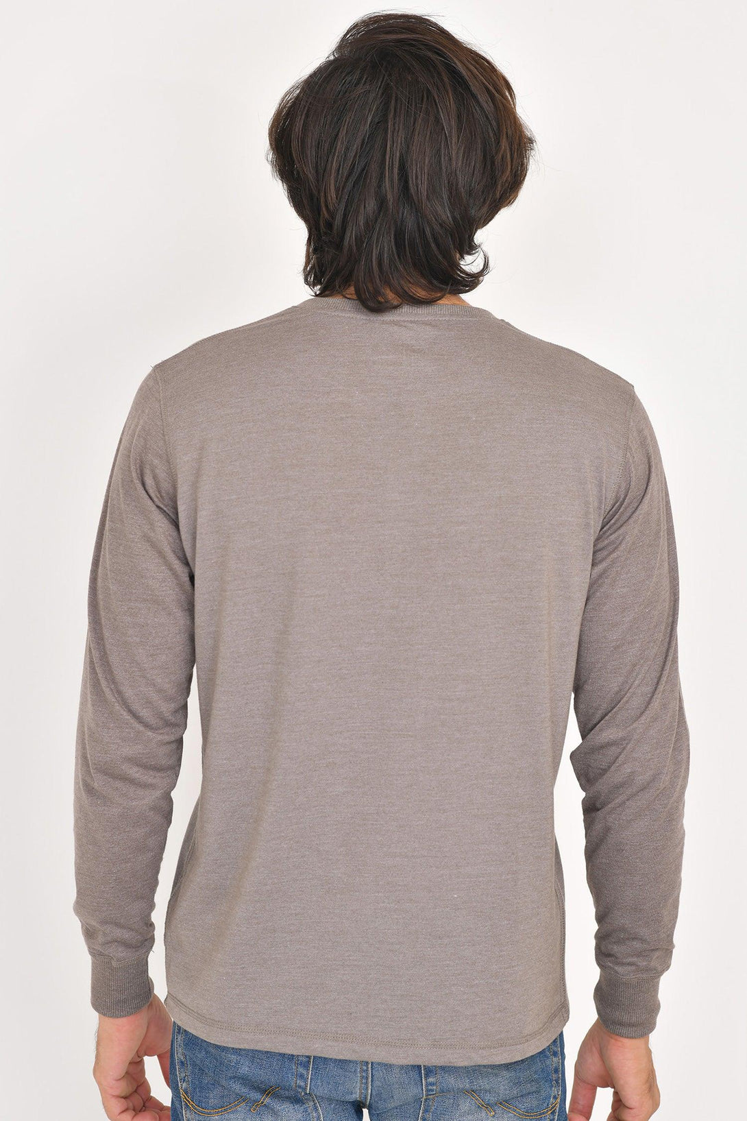 HENLEY Full Sleeve Shirts | DK GREY & AQUA Pack of 2 - FTS