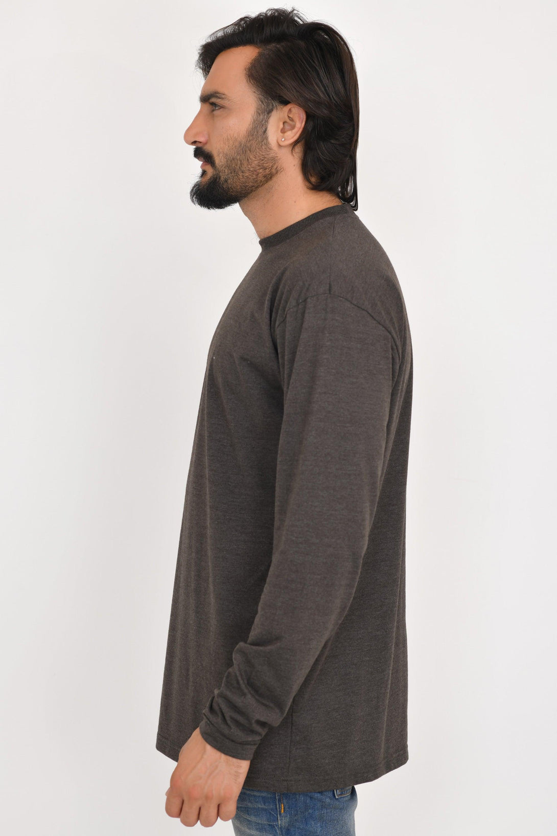 Long & Tall Full Sleeves Shirts | Pack of 3 | Hunter Green - Charcoal - Lagoon - FTS