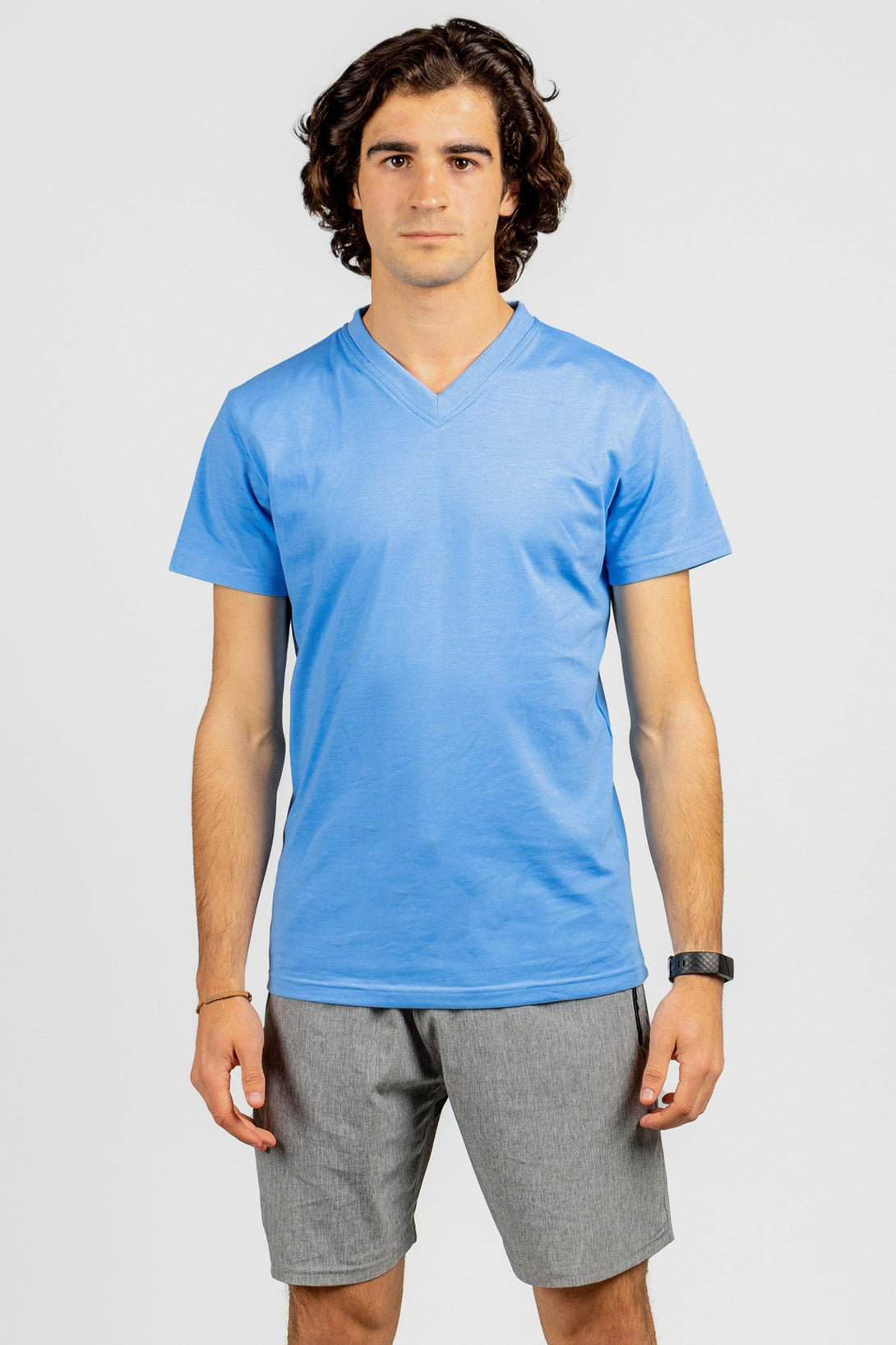 V-Neck T-Shirts | BLUE - NAVY - Pack of 6 - FTS